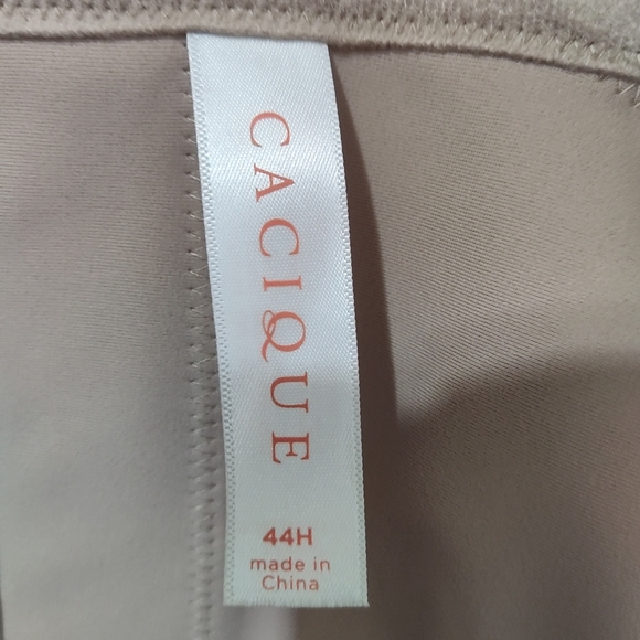 Cacique Lightly Lined Balconette Back Smoother Bra Underwire Polka Dot Lace 44H - Picture 6 of 11